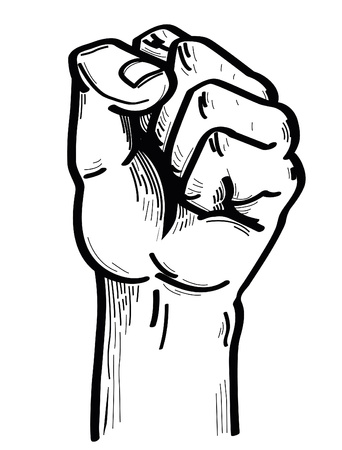 strong handのイラスト素材