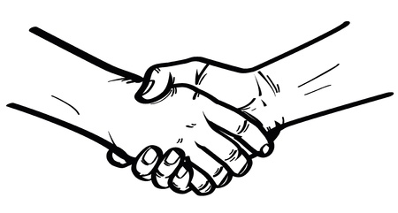 hand shakeのイラスト素材