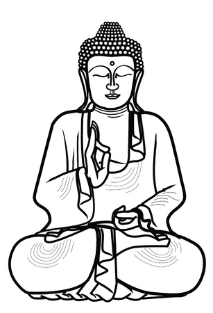 buddhaのイラスト素材