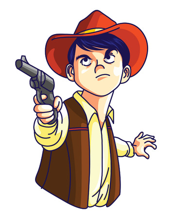 cowboyのイラスト素材