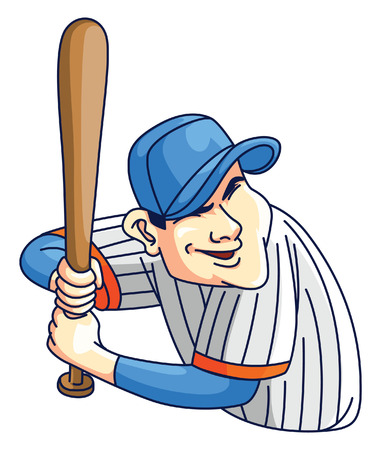 SoftBall Playerのイラスト素材