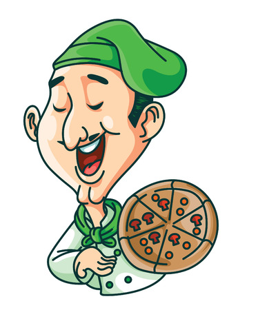 pizza chefのイラスト素材