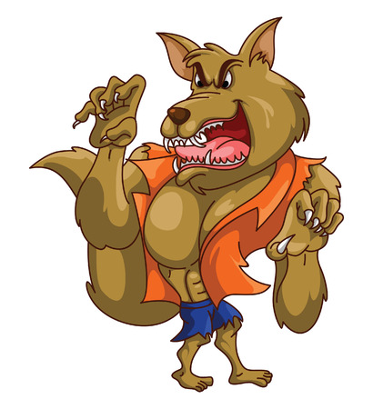 WereWolfのイラスト素材