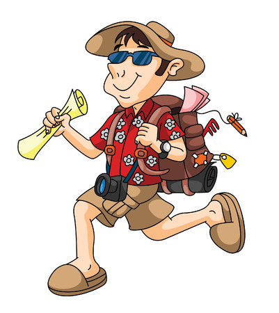 Touristのイラスト素材