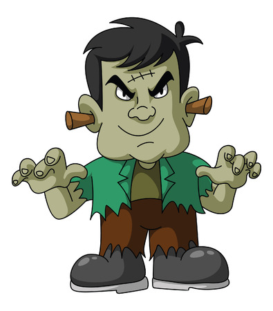 Halloween Green Monsterのイラスト素材