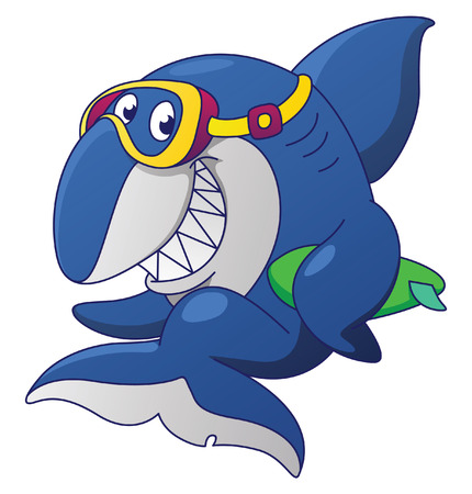 Shark Mascotのイラスト素材