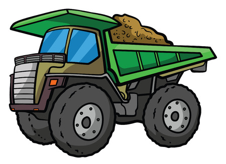 Big Truckのイラスト素材