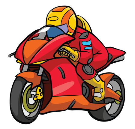 Motobikeのイラスト素材