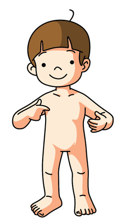 Boy Body Partのイラスト素材