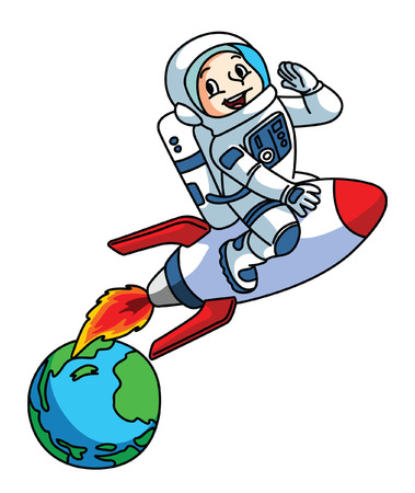 Astronautのイラスト素材