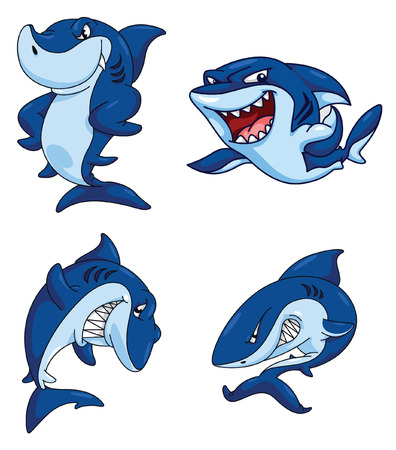 Shark Collectionのイラスト素材