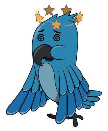 Confuse Birdのイラスト素材