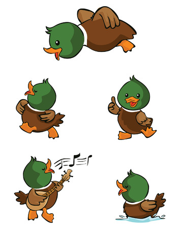 Duck Collectionのイラスト素材