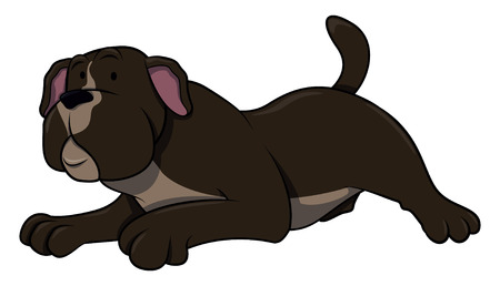 Pitbullのイラスト素材