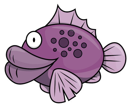 Underwater fishのイラスト素材