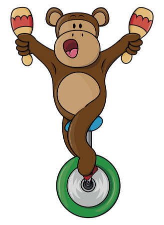 Monkey circusのイラスト素材