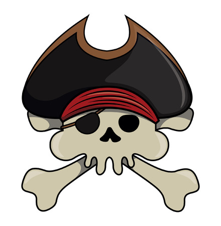 Skull pirateのイラスト素材
