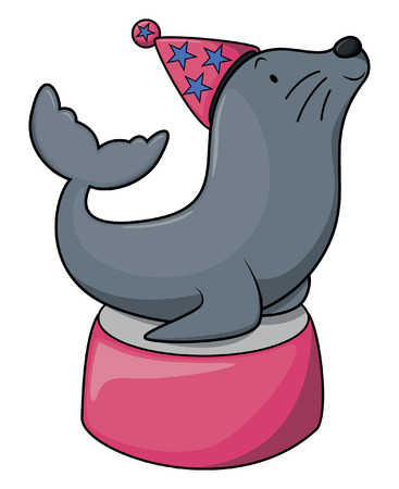 Seal circusのイラスト素材