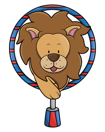 lion circusのイラスト素材