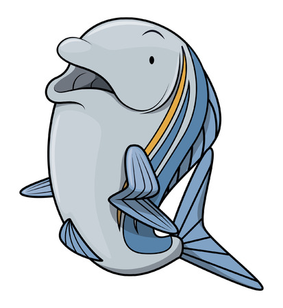 Tuna Fish cartoon illustratioのイラスト素材
