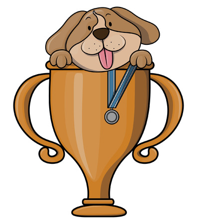 Dog championのイラスト素材