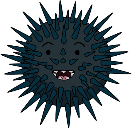 Sea urchinのイラスト素材