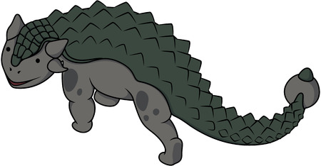 Ankylosaurusのイラスト素材