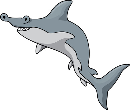 Hammer sharkのイラスト素材