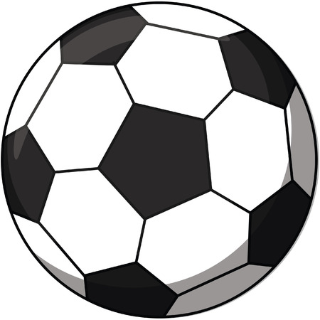 soccer ball cartoonのイラスト素材