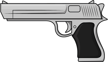 Gun cartoonのイラスト素材