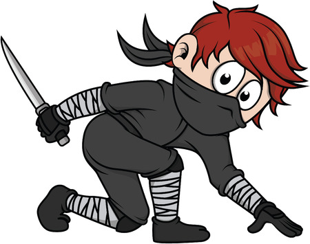 Ninja boyのイラスト素材
