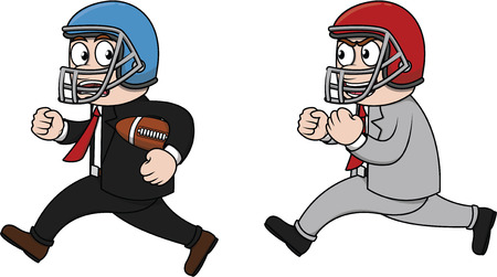 American Football Employee competitionのイラスト素材