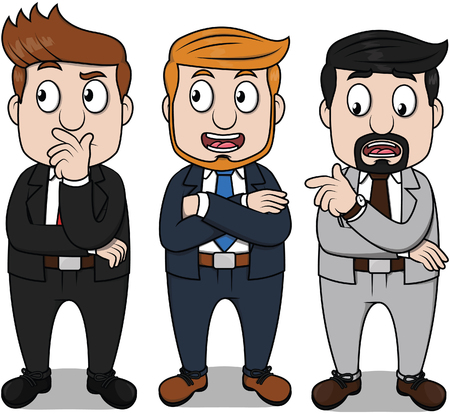 Business man waitingのイラスト素材