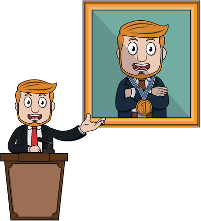 business man appreciationのイラスト素材