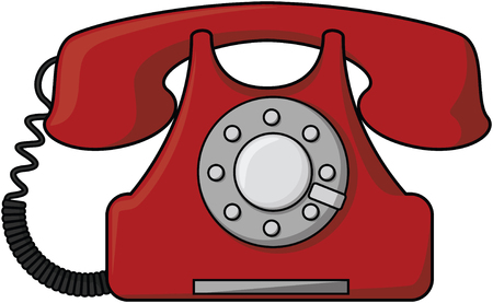 Old phoneのイラスト素材