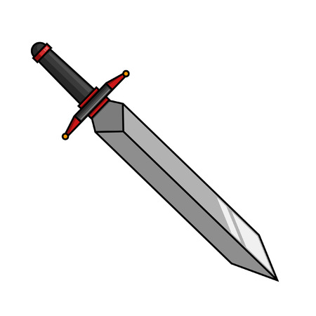 Sword cartoonのイラスト素材