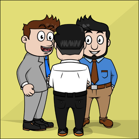 Interaction employeeのイラスト素材