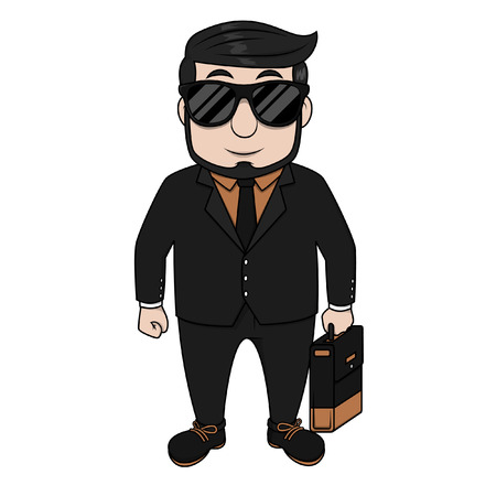 Cool executive manのイラスト素材