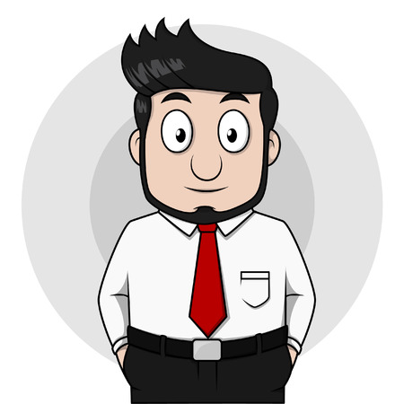Business man smileのイラスト素材