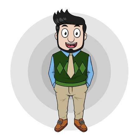 Young business man casualのイラスト素材