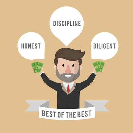 Business man aprreciationのイラスト素材