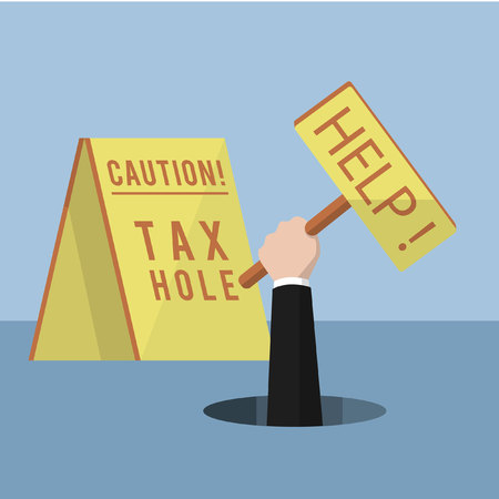 Tax hole trapのイラスト素材