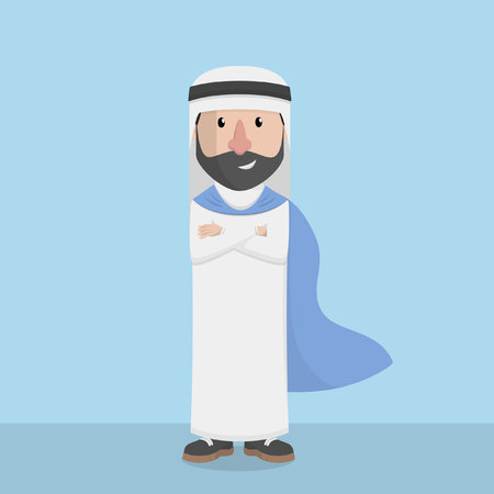 businessman super arabianのイラスト素材