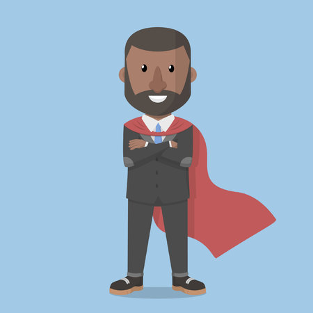 businessman super customeのイラスト素材