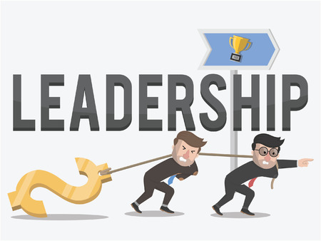 leadership businessmen interesting moneyのイラスト素材