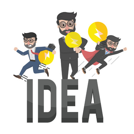 all employers have idea illustration designのイラスト素材