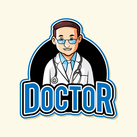 doctor illustration design full colourのイラスト素材