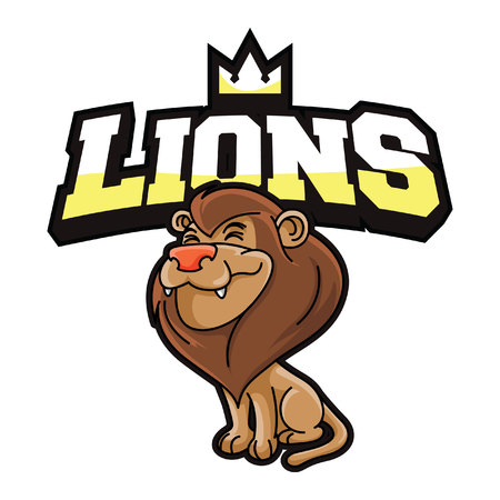 lions illustration designのイラスト素材