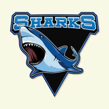 shark illustration designのイラスト素材