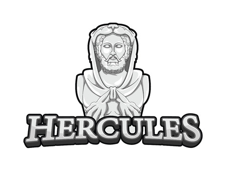hercules statue illustration designのイラスト素材